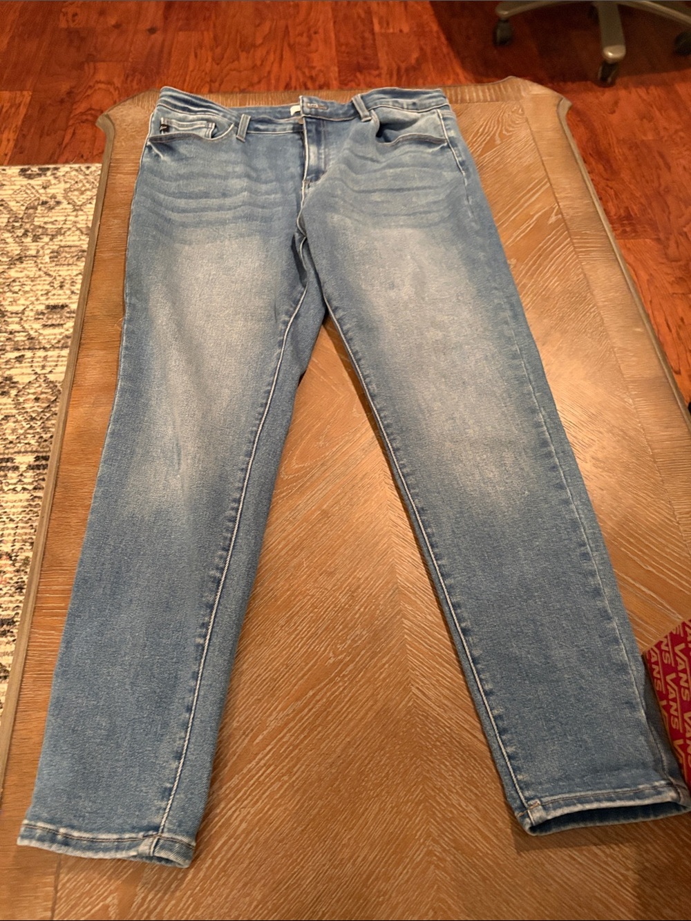 KanCan Light Blue Ankle Crop Jeans